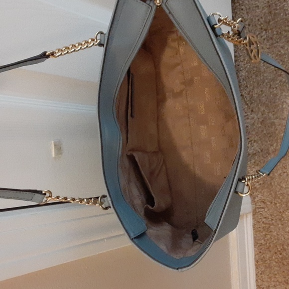 Michael Kors Blue Tote Bag - Picture 8 of 9